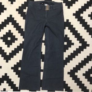 Vintage H&M denim flare trouser snug low rise